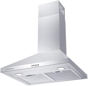 CIARRA CAS75206P 30 inch Range Hood, Wall Mounted Stove Hood Vent, Stainless Steel. Appears New