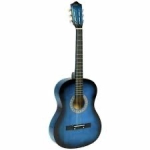 Beginner Acoustic Guitar Set w/ Case, Strap, Digital Tuner, Strings - 38in