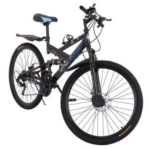 26in Carbon Steel Mountain Bike Shimanos21 Speed Bicycle Full Suspension MTB