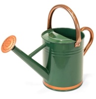 1-Gallon Galvanized Steel Watering Can w/ O-Ring, Top Handle,APPEARS NEW