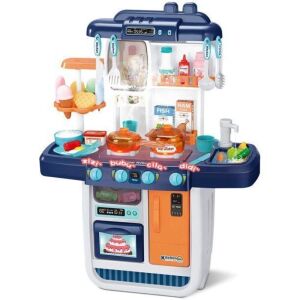 Cute Stone Little Kitchen Interactive 35pcs Playset