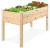 Raised Garden Bed, Elevated Wood Garden Planter Stand, Appears New