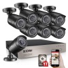 ZOSI 1080P H.265+ Home Security Camera System