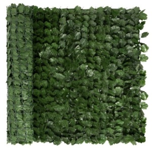 Outdoor Faux Ivy Privacy Screen Fence, Appears New