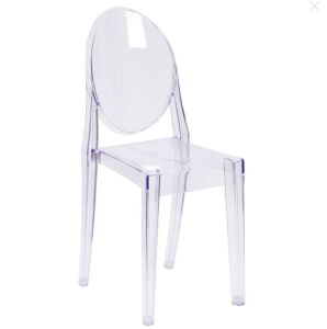 Clear Ghost Side Chairs, Set of 4 