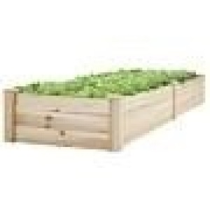 BCP SKY 2383 : Raised Garden Elevated Wood Bed Planter 