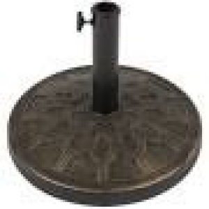 BCP SKY 2805 : 18 -Inch Round Patio  Umbrella Base Stand W / Rustic Finish