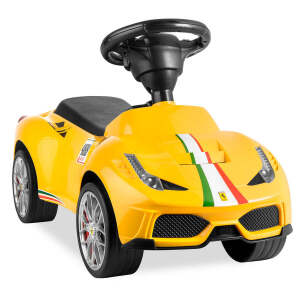 *Broken Wheel Kids Ferrari 458 Foot-to-Floor Sports Ride-On Push Car Scooter w/ Horn