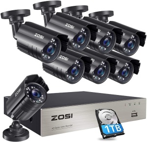 ZOSI 8CH Security Cameras System. Appears New