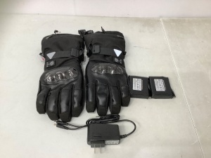 Heated Gloves, M, Powers Up, Appears New, Retail $79.99