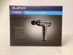Elefor Massage Gun, Powers Up, Appears New, Retail $42.99