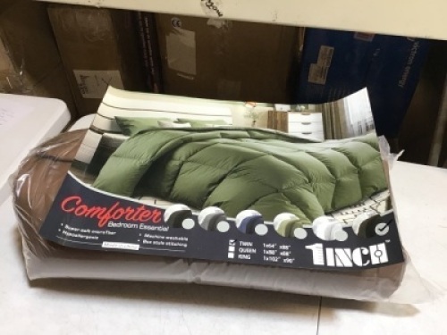 Twin Down Comforter, Chocolate - New&nbsp;