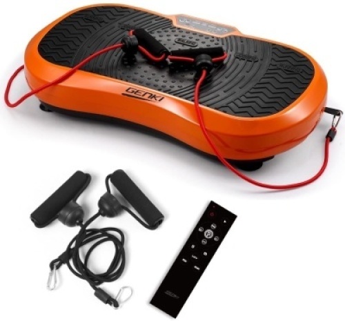 GENKI YD-1008OR Fitness Vibration Platform, Whole Full Body Shape Exercise Machine, Vibration Plate, Massage Workout Trainer - Appears New&nbsp;&nbsp;