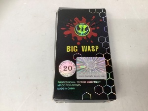 Big Wasp 20pcs Tattoo Needle Cartridges, Appears New