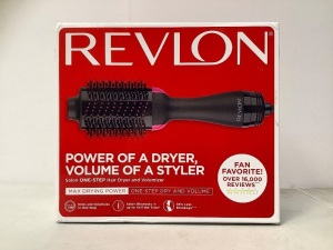 Revlon Hair Dryer/Volumizer, Powers Up, E-Comm Return, Retail $39.99