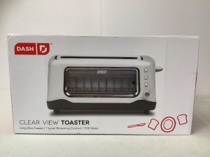 1100W Clear View Toaster, Untested, E-Comm Return, Retail $62.00