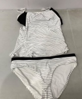 Calia Womens 2 Piece Swim Wear, Top-M Bottom-L, Appears New