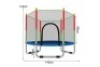 Kids Trampoline With Enclosure Safety Net,&nbsp;Spring Cover Padding - Appears New in Damaged Box