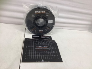 Overture PLA 3D Printer Filament, New