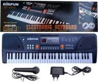 BigFun 61 keys BF-630A2 Electronic Piano Keyboard with LED Display & Microphone&nbsp;(Black) - Appears New