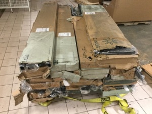 Pallet of Zinus Bed Frames. SEE PICTURES. Many appear New