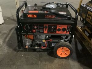 WEN DF1100T 11,000-Watt 120V/240V Dual Fuel Portable Generator - For Parts or Repair, Appears to Be Missing Starter Solenoid
