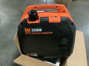 WEN 56235i Super Quiet 2350-Watt Portable Inverter Generator with Fuel Shut Off - For Parts/Repair, Motor Runs, No Power Outlet
