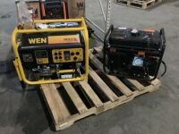 Lot of (2) WEN Portable Generators - Unknown if Complete, For Parts/Repair&nbsp;