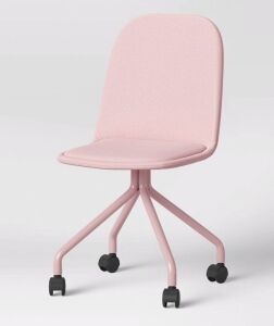 Pillowfort Pink Rolling Desk Chair 