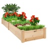 8x2ft Wooden Raised Garden Bed Planter for Garden, Lawn, Yard, Appears New