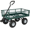 BCP SKY  2567:  Best Choice Products  Heavy Duty  Steel  Garden Wagon  Lawn utility Cart  W / 400 Lb Capacity