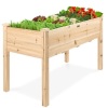 Raised Garden Bed, Elevated Wood Garden Planter Stand, Appears New