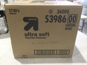 Case of Up & Up Ultra Soft Facial Tissue 