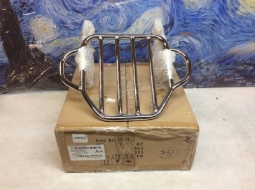 Detachable 2-Up Luggage Rack For Harley Touring - Appears New&nbsp;