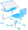 Children Desk & Chair Set, Adjustable Height, Blue - Appears New  