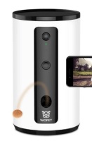 WOpet Interactive Dog Camera and Treat Dispenser, Powers Up, Appears New, Retail 119.00