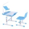 Metal Adjustable Height Children's Desk and Comfortable Chair Set with Lamp - Appears New&nbsp;&nbsp;