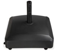 Fillable Mobile Umbrella Base Stand, Black&nbsp;
