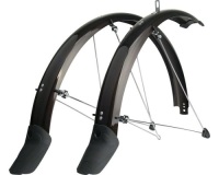 Lot of (2)&nbsp;SKS P65 Chromoplastic Longboard Fender Sets, Black - E-Comm Return, Appear New&nbsp;&nbsp;