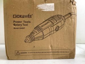 GOXAWEE Power Rotary Tool Kit, Powers Up, E-Commerce Return