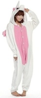 Lot of (3) WOWcosplay Kigurumi&nbsp;Unicorn/Pegasus&nbsp;Onesies, Pink & White - New