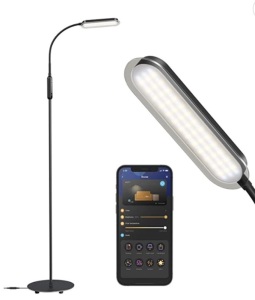 Govee Smart Floor Lamp, Powers Up, Appears New, Retail 49.99