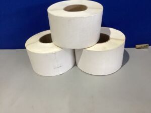 3 Rolls of 6" Shipping Labels