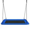 60" Platform Tree Swing Outdoor with 2 Hanging Straps