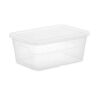 Case of (12) 16qt Clear Storage Box with Lid