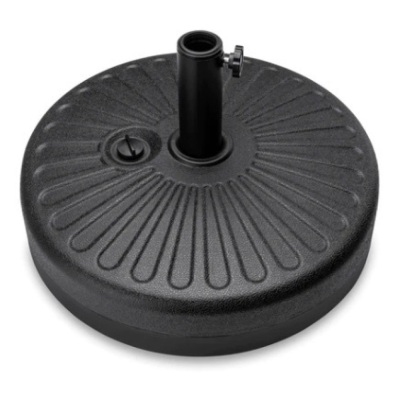 Plastic Patio Umbrella Base Pole Holder, Black