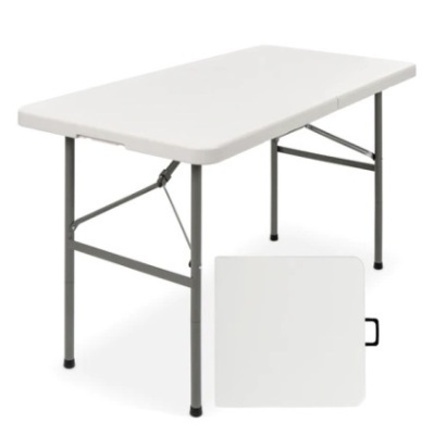 4ft Portable Folding Plastic Dining Table