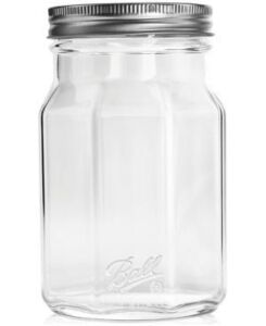 Case of (4) Ball Jar Pint Sharing Jars with Lids & Bands, 16 oz, 4 Pack