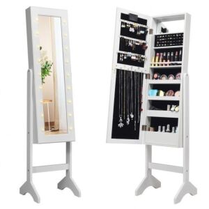 LED Lighted Jewelry Cabinet