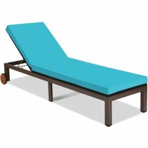 Patio Chaise Recliner Lounge Chair 